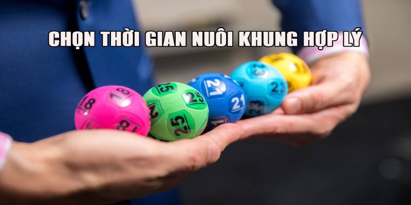 Tính toán chọn khung thời gian phù hợp để nuôi